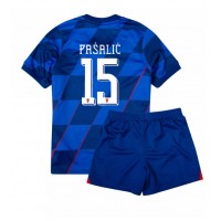 Camisa de time de futebol Croácia Mario Pasalic #15 Replicas 2º Equipamento Infantil Europeu 2024 Manga Curta (+ Calças curtas)